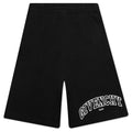 Boxy Fit Embroidered Shorts Black