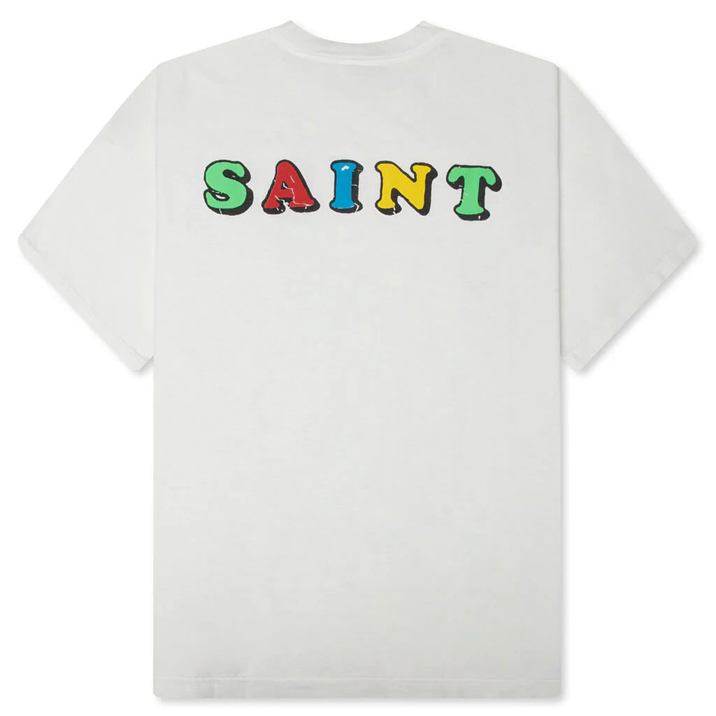 Saint M6 x Jamie Reid S S T Shirt White