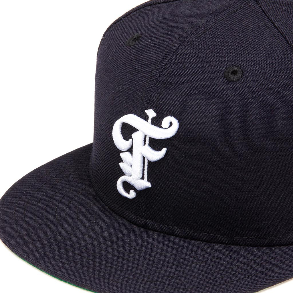 Feature x New Era Old English Fitted Hat Navy