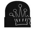 Cuff Beanie Crown Black