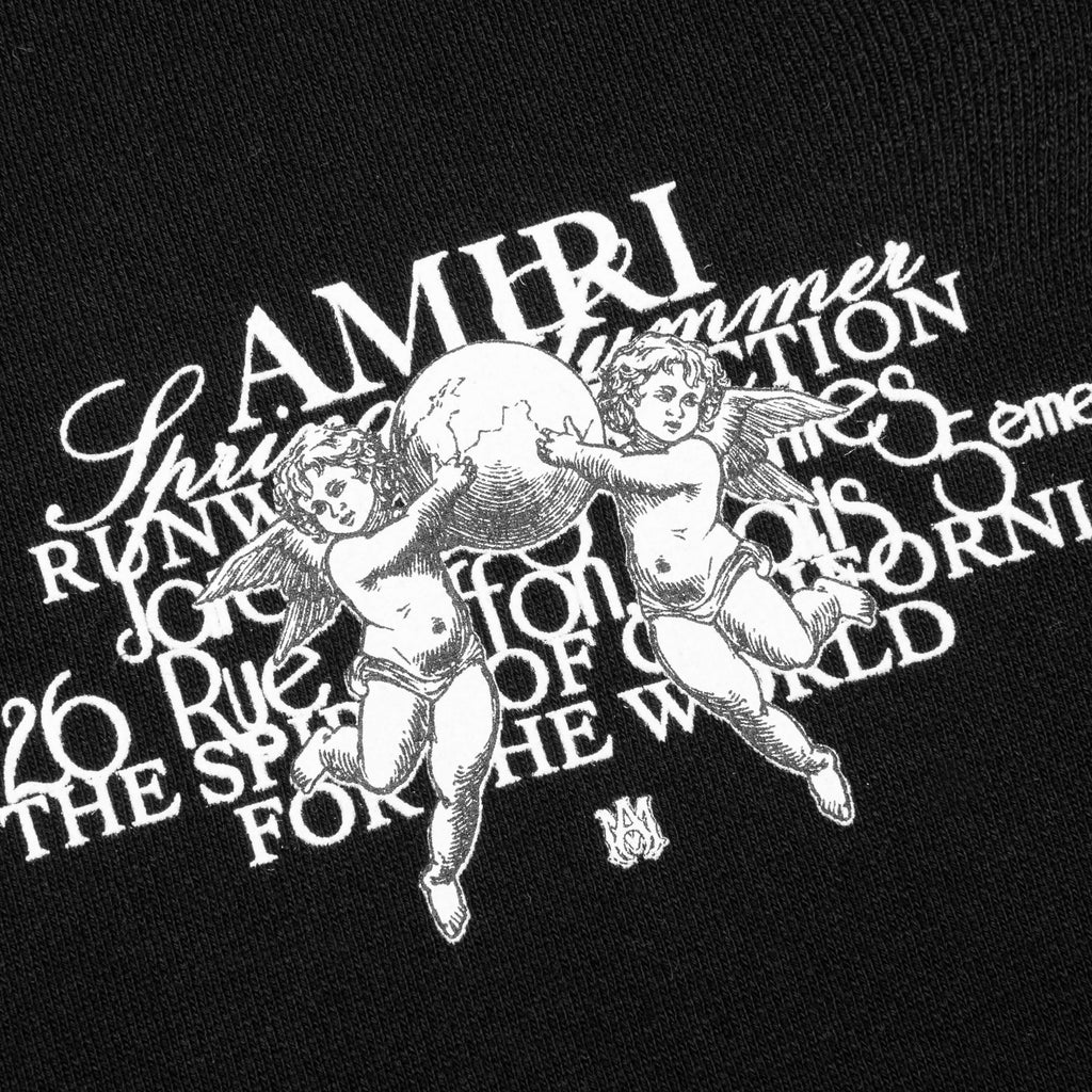 Cherub Text Hoodie Black