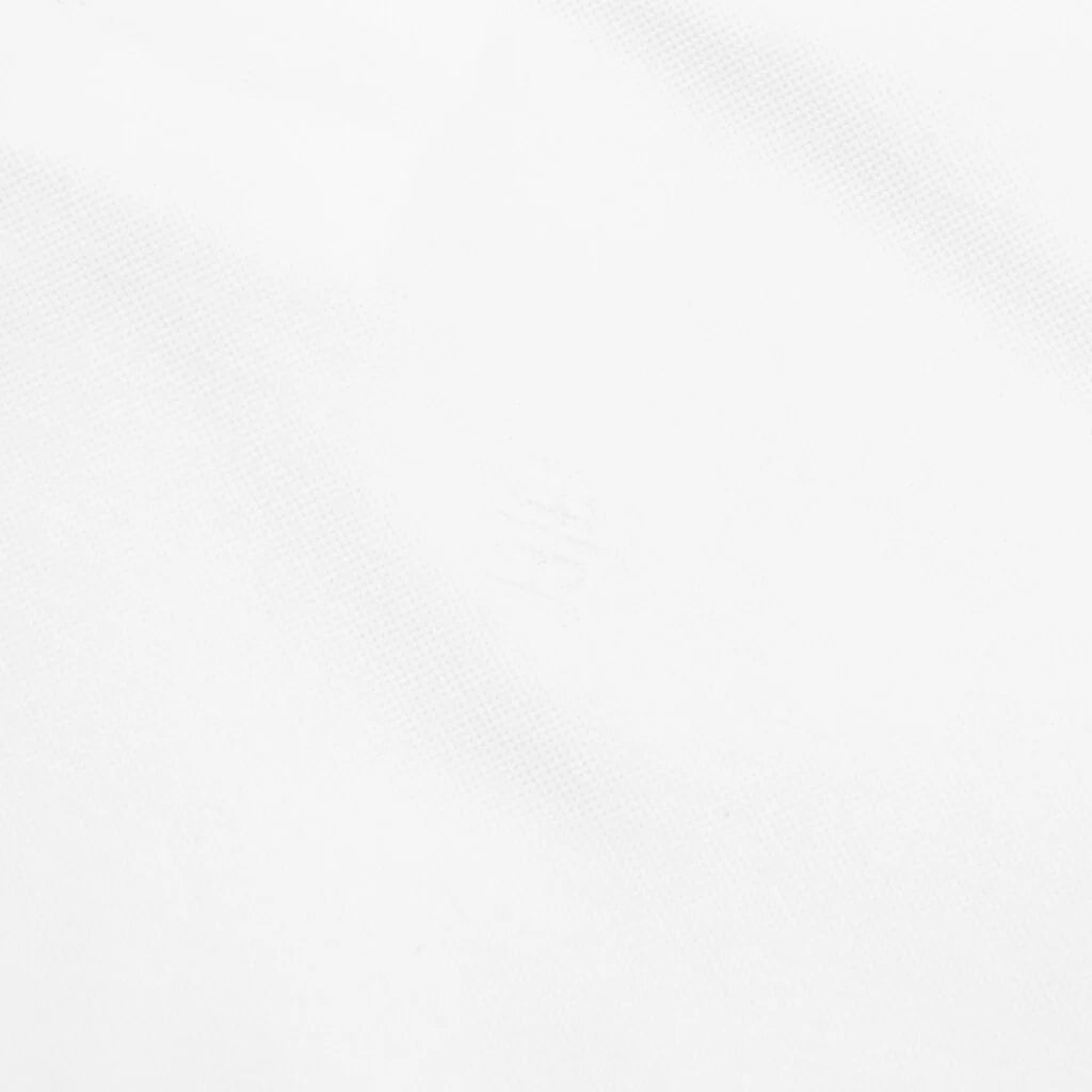 Polo in Cotton With 4G Detail White