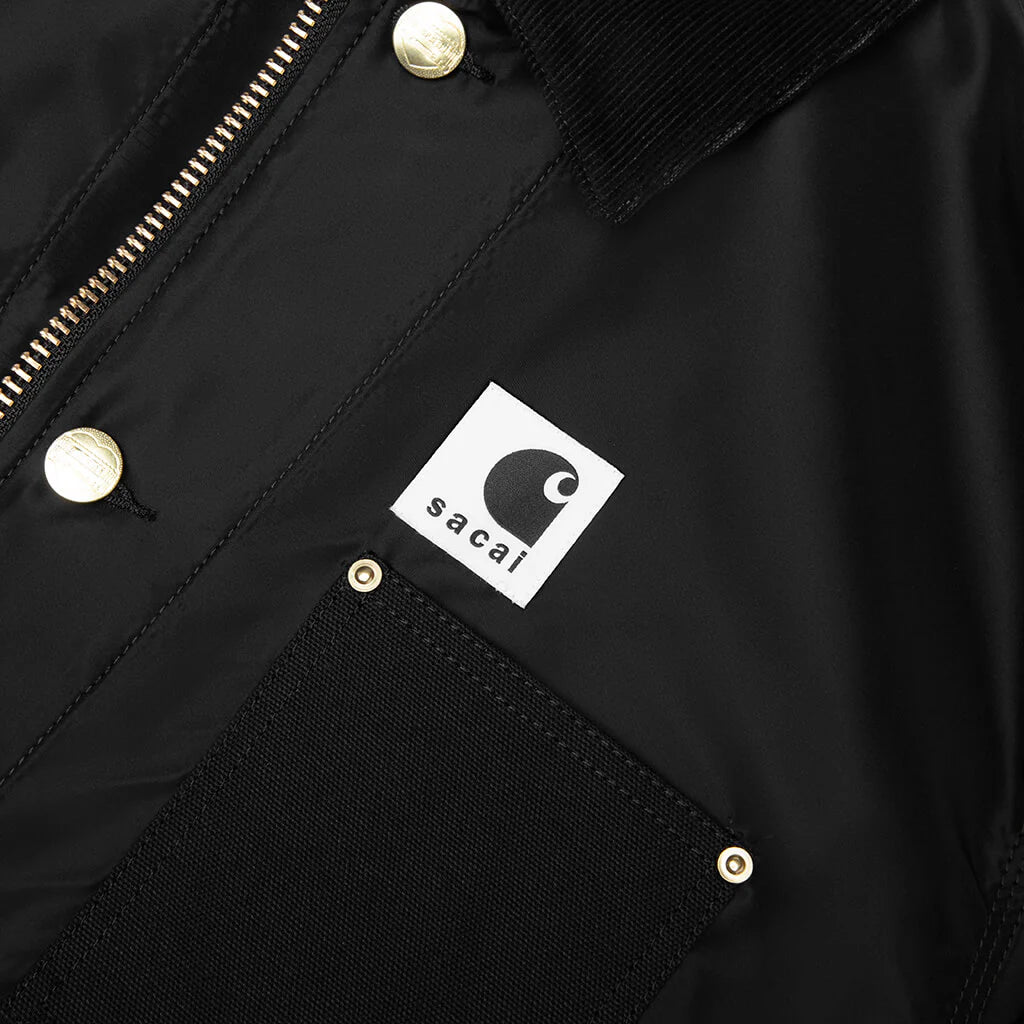 Sacai x Carhartt WIP Nylon Twill Duck Blouson Black
