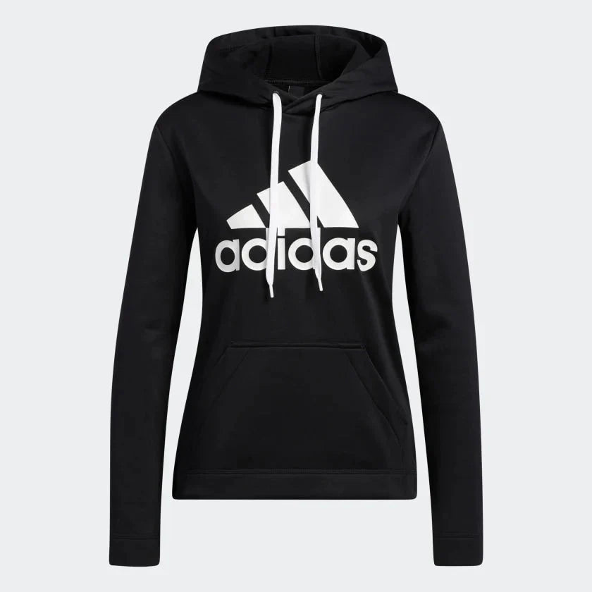 adidas Womens Game GO Big Logo Hoodie Black