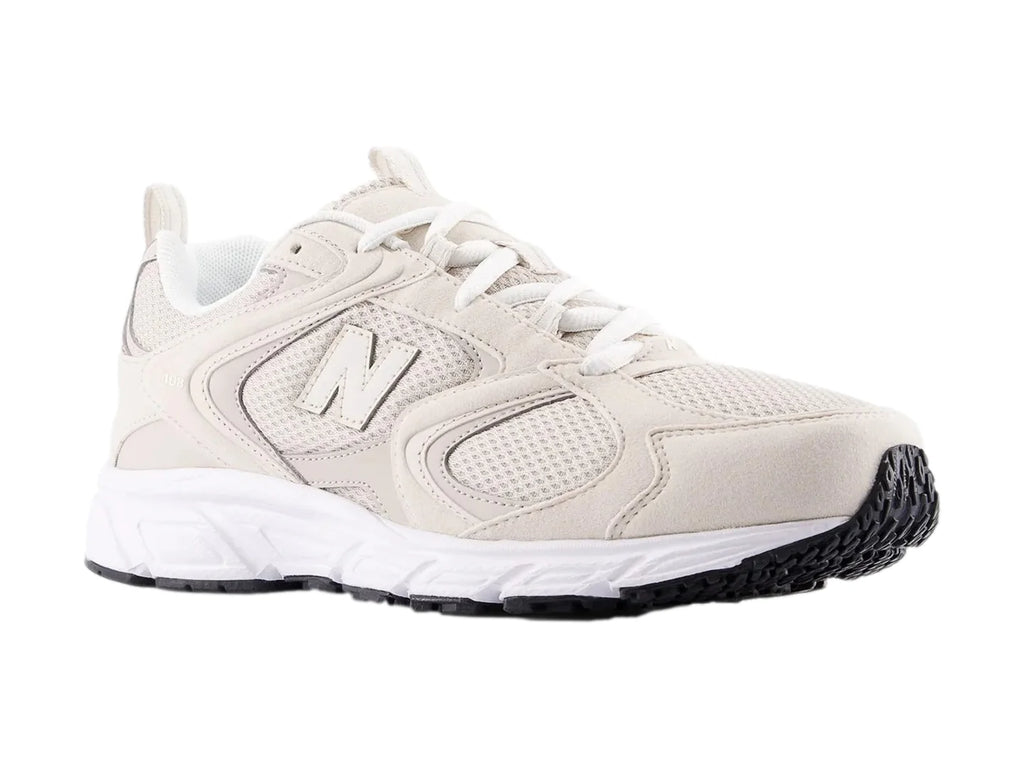 Tenis New Balance 408 Beige y Blanco para Mujer