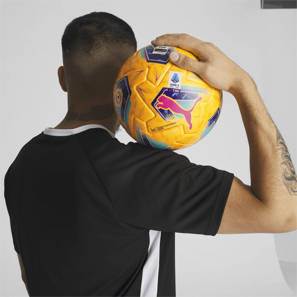 PUMA Orbita Serie A FIFA Quality Pro Ball Pelé Yellow Blue Glimmer multi colour