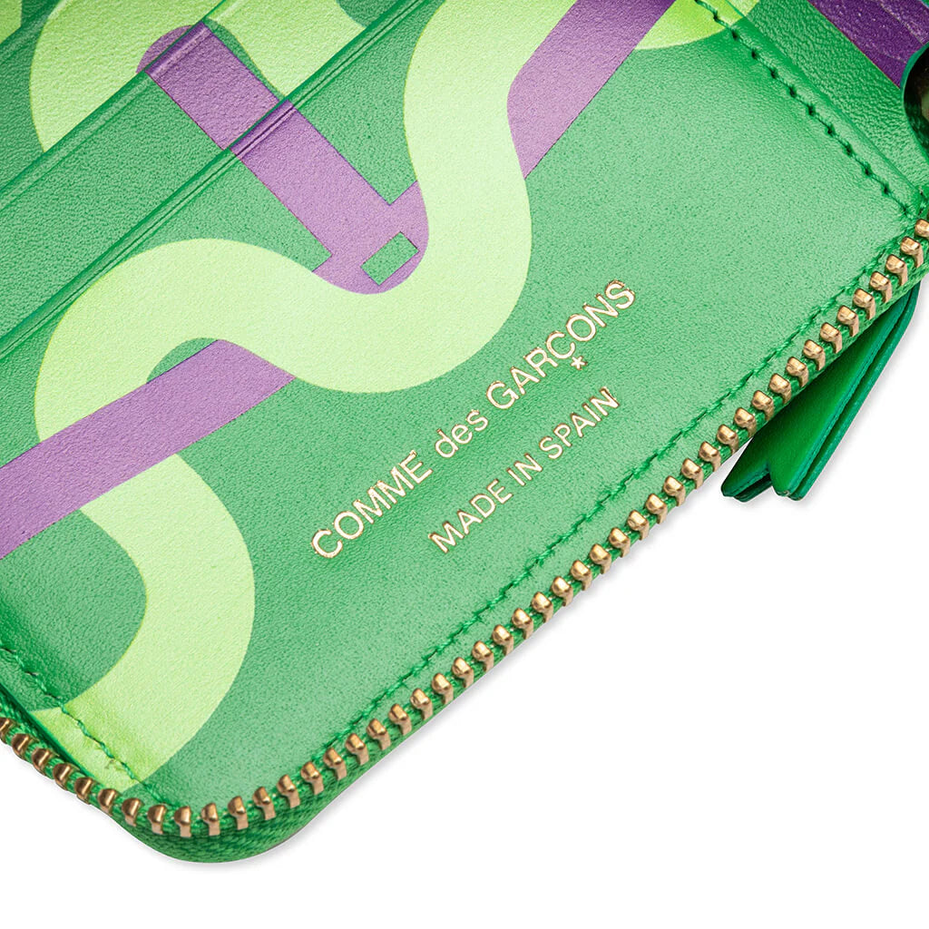 Comme des Garcons SA2100RE Ruby Eyes Wallet Green