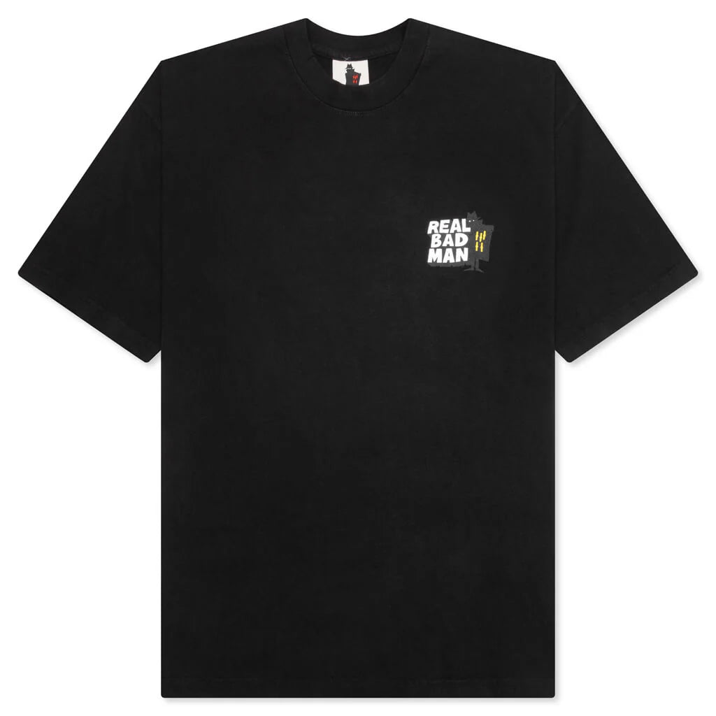 Masked Men S S Tee Black