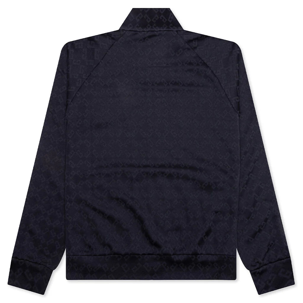 Vintage Full Zipped Tracksuit Sweatshirt Dark Blue