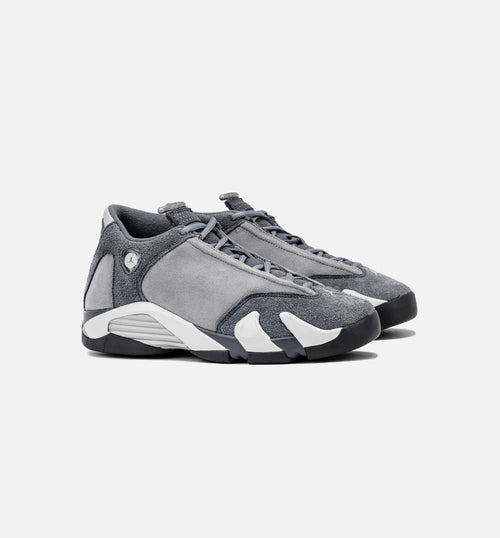 Air Jordan 14 Retro Flint Grey Grade School Lifestyle Shoe Flint Grey Stealth White