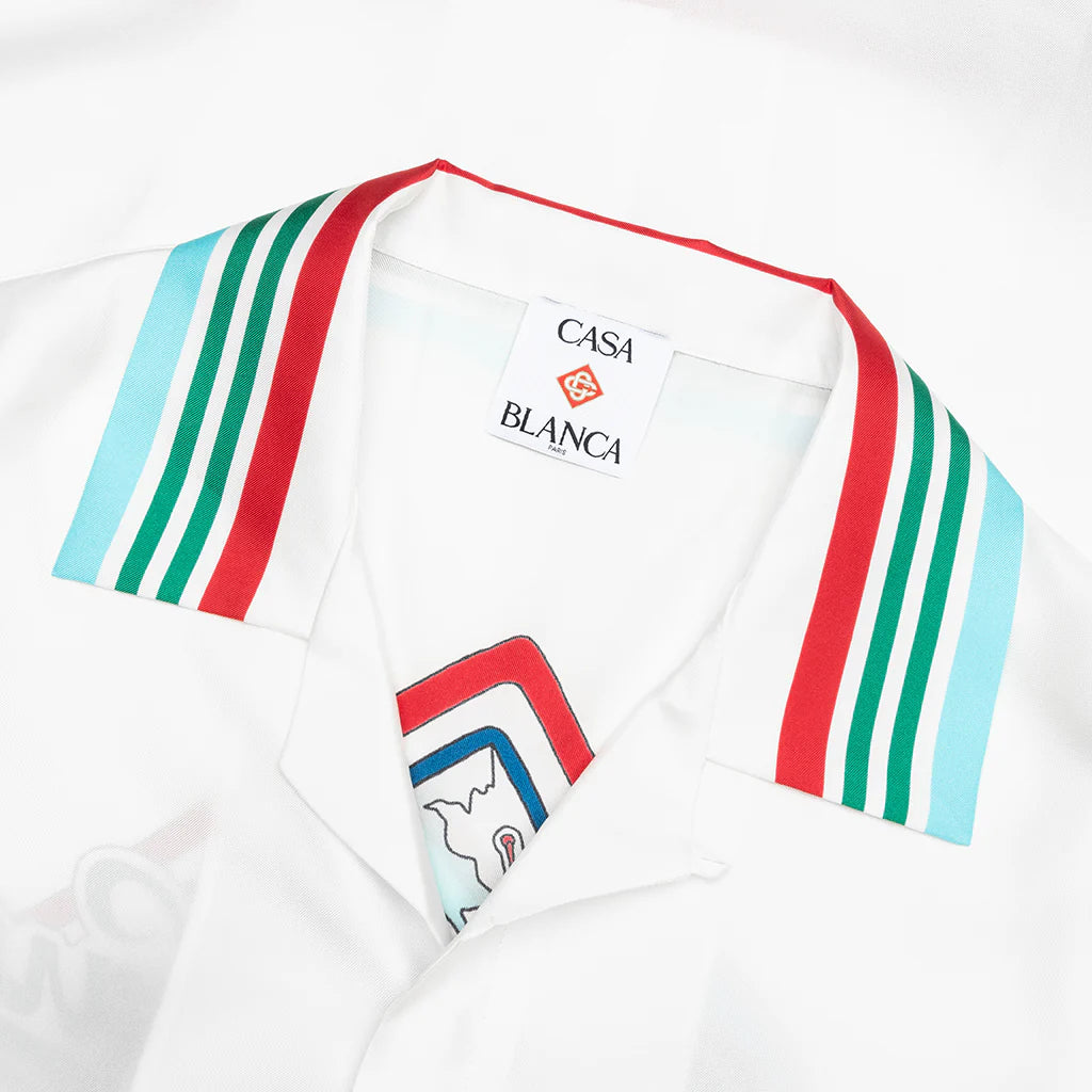 Short Sleeve Cuban Collar Shirt Casa Way World Series