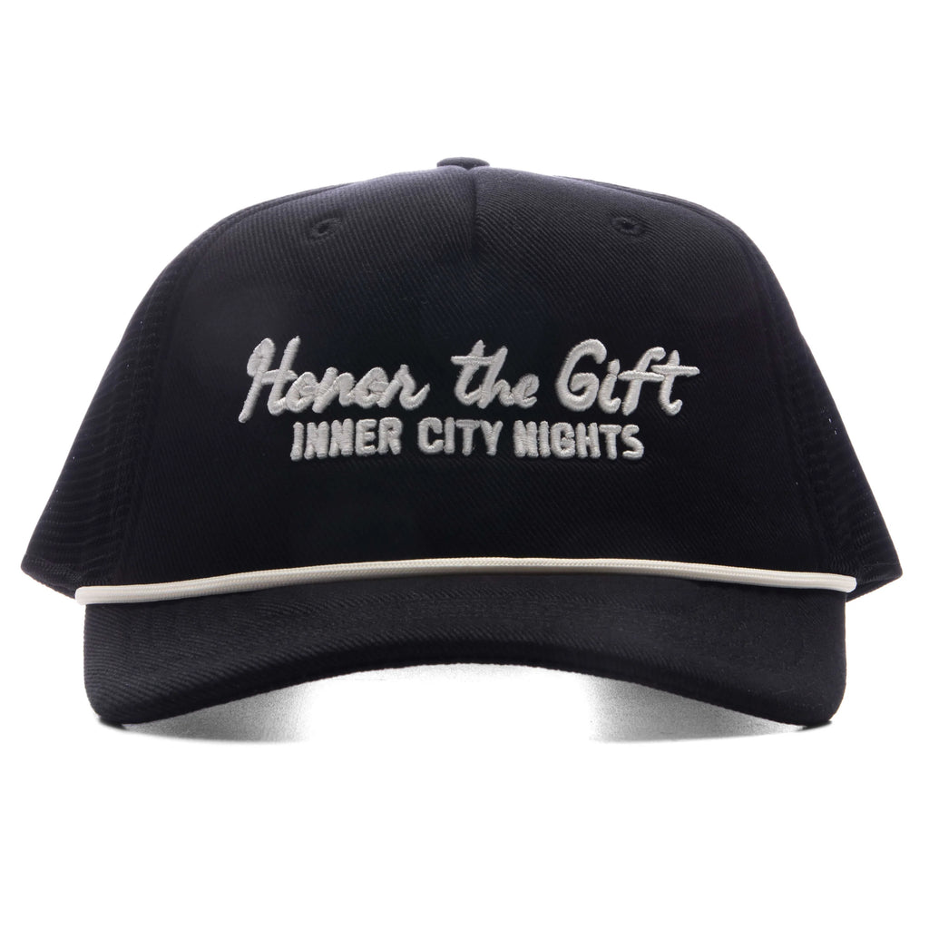City Nights Trucker Cap Black