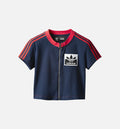 Olivia Oblanc X adidas X Kendall Jenner Womens Crop Top Navy Red