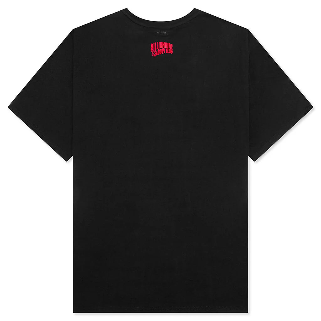BB Molecules S S Tee Temp Color Change Print Black