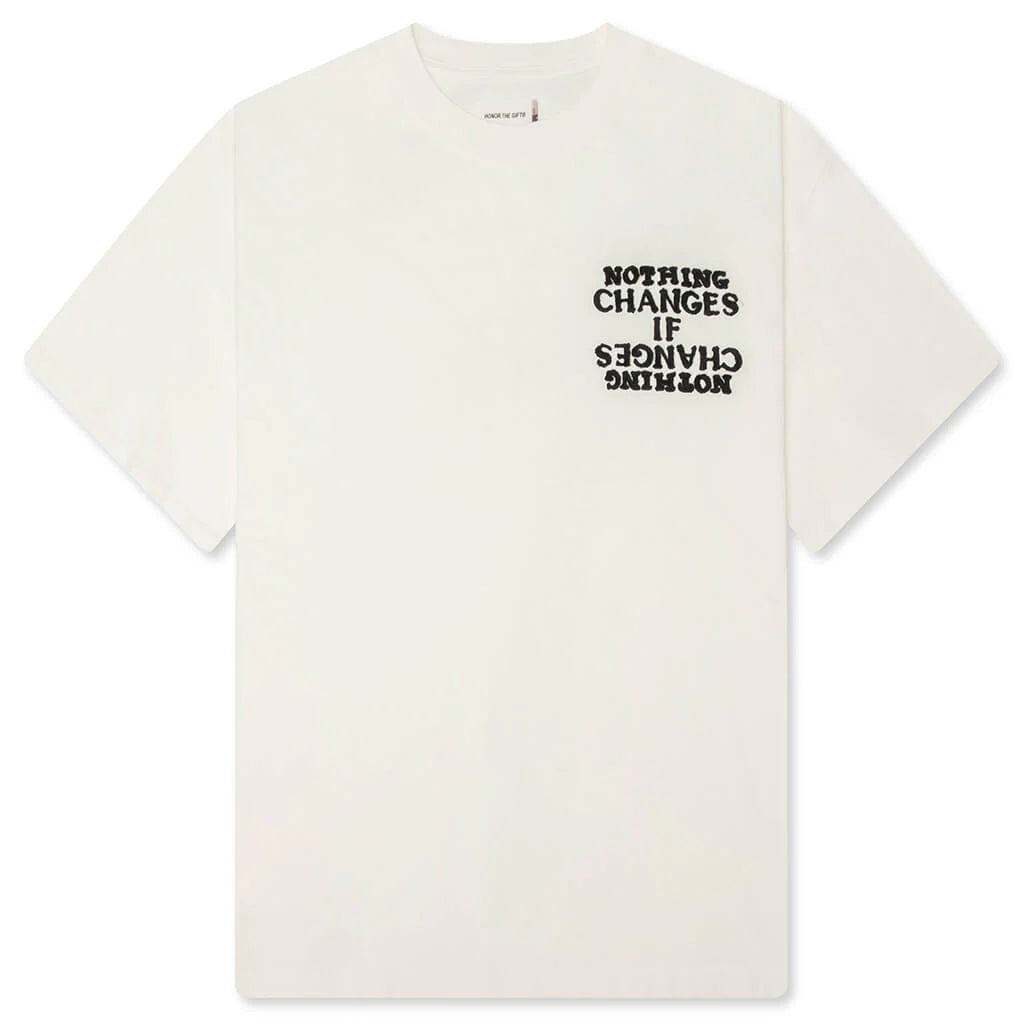 Nothing Changes Tee White