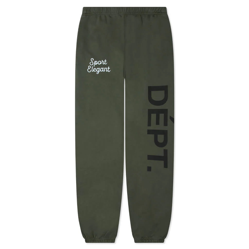 Team Dépt Sweatpants Faded Olive