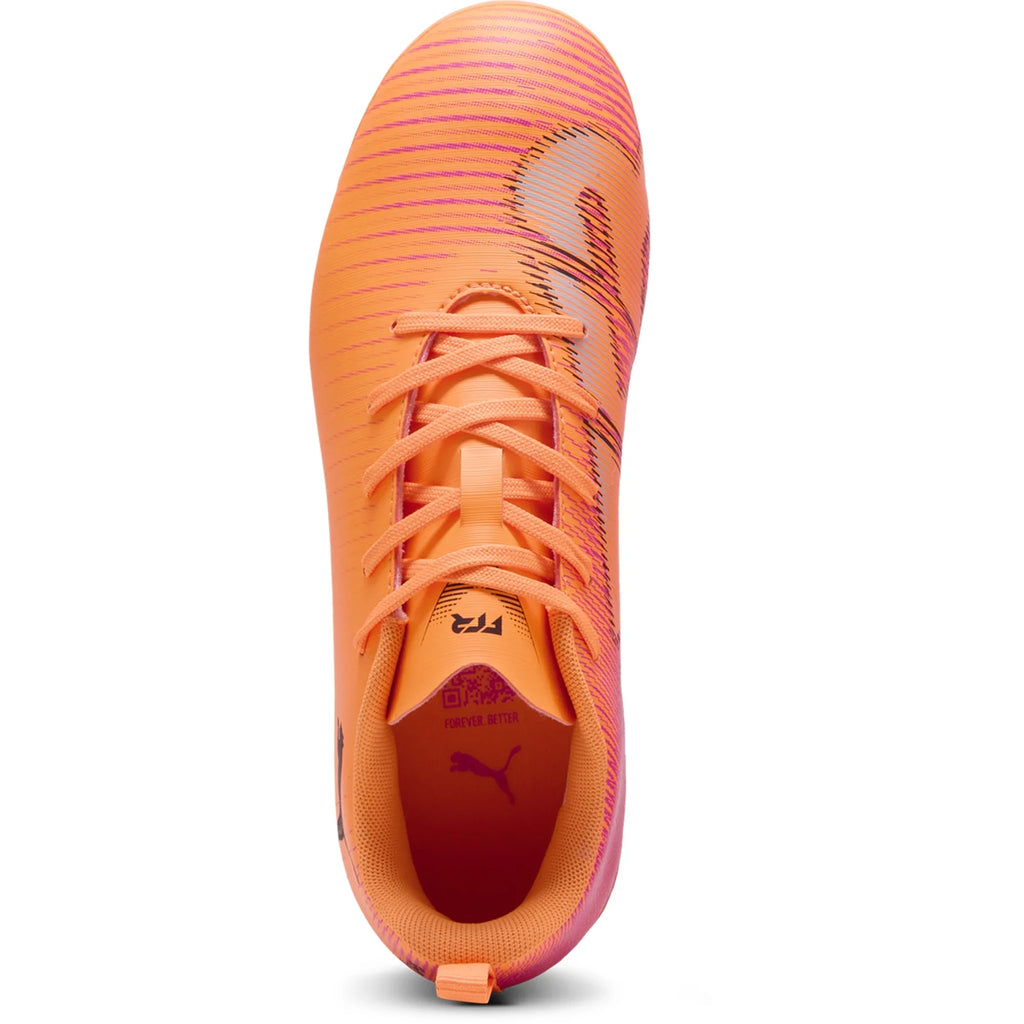 PUMA Future 8 Play FG AG Youth Soccer Cleats Orange Black