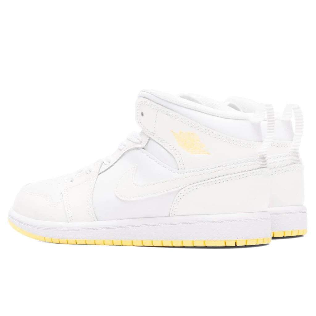 Jordan 1 Mid PS Sail Lt Laser Orange White
