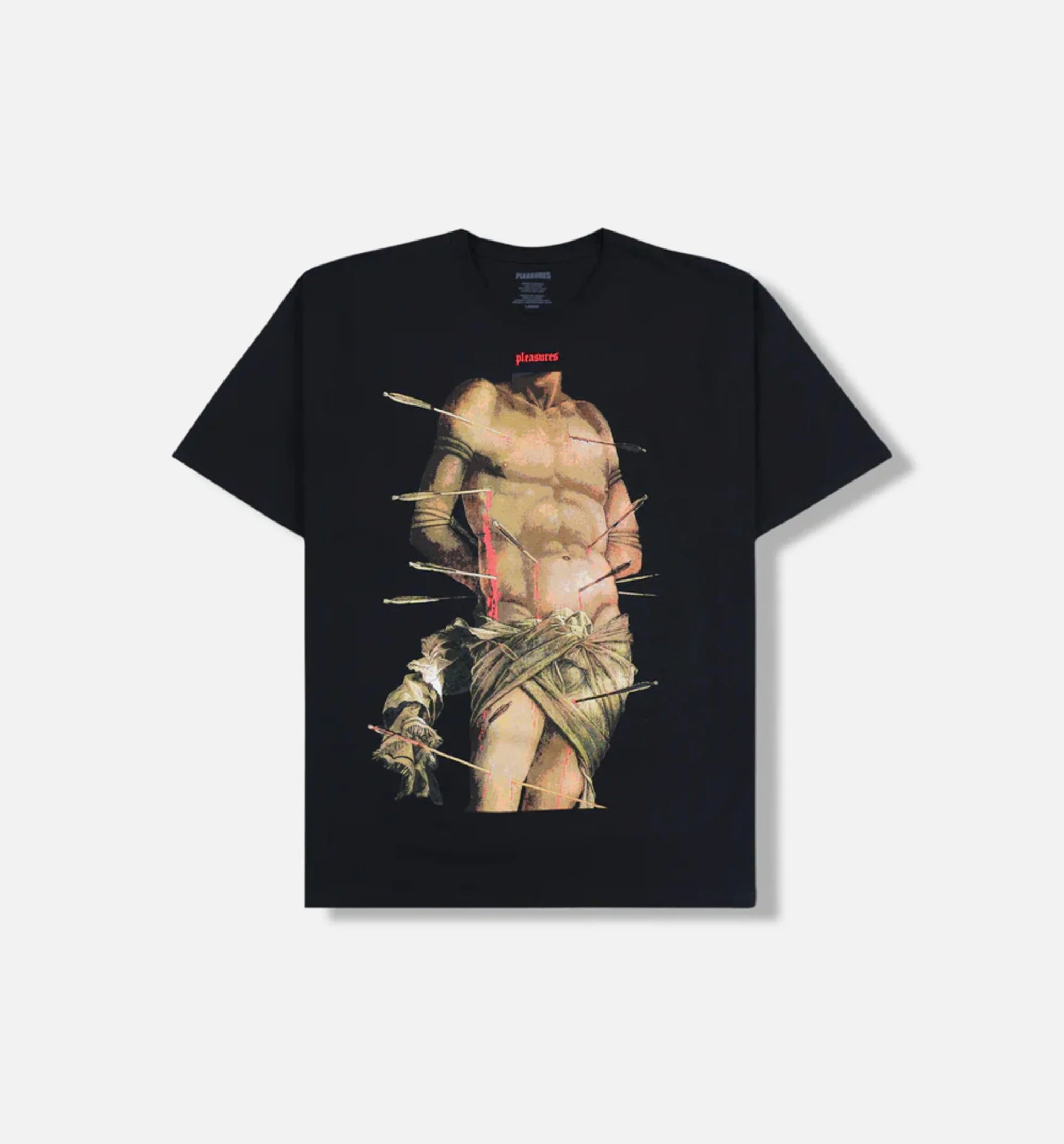 Hurt Graphic Mens Short Sleeve Shirt Black