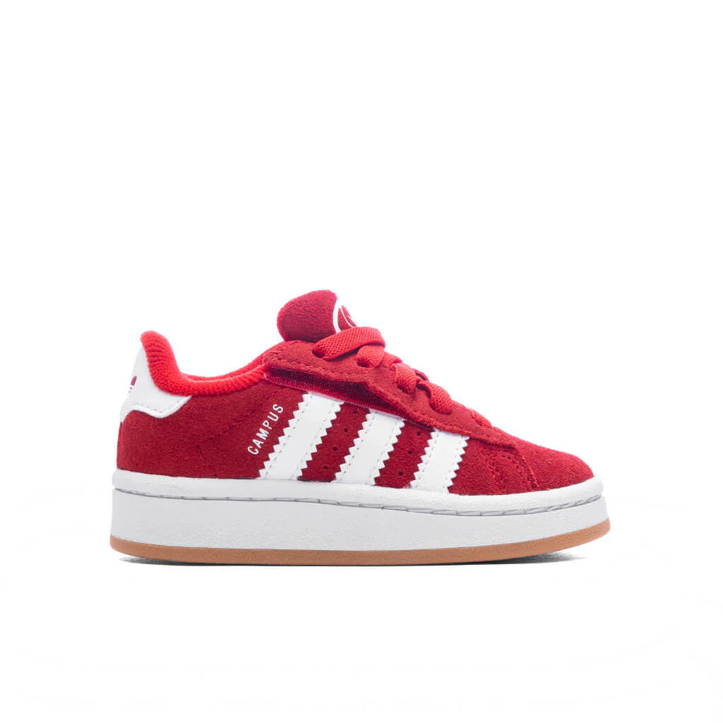 Toddlers Campus 00s Comfort Elastic Lace Better Scarlet Cloud White