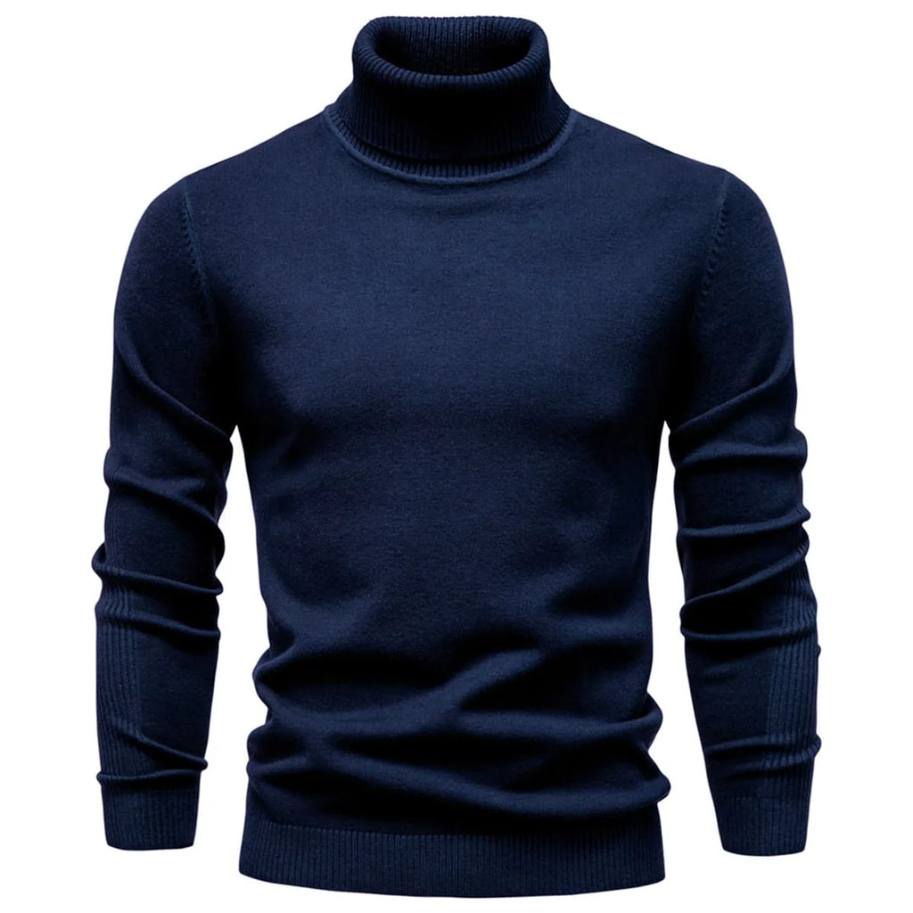 Mens Turtleneck Pullover Sweater