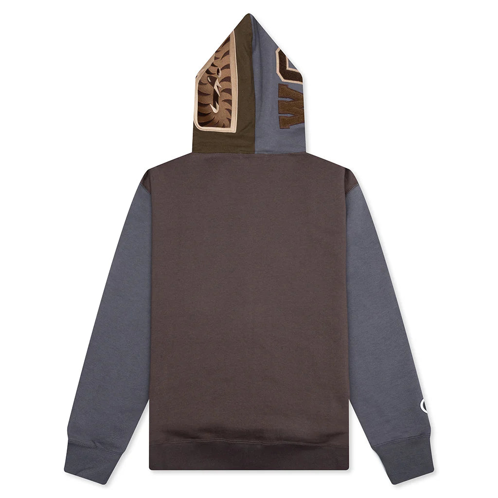 Shark Full Zip Hoodie 2 Beige