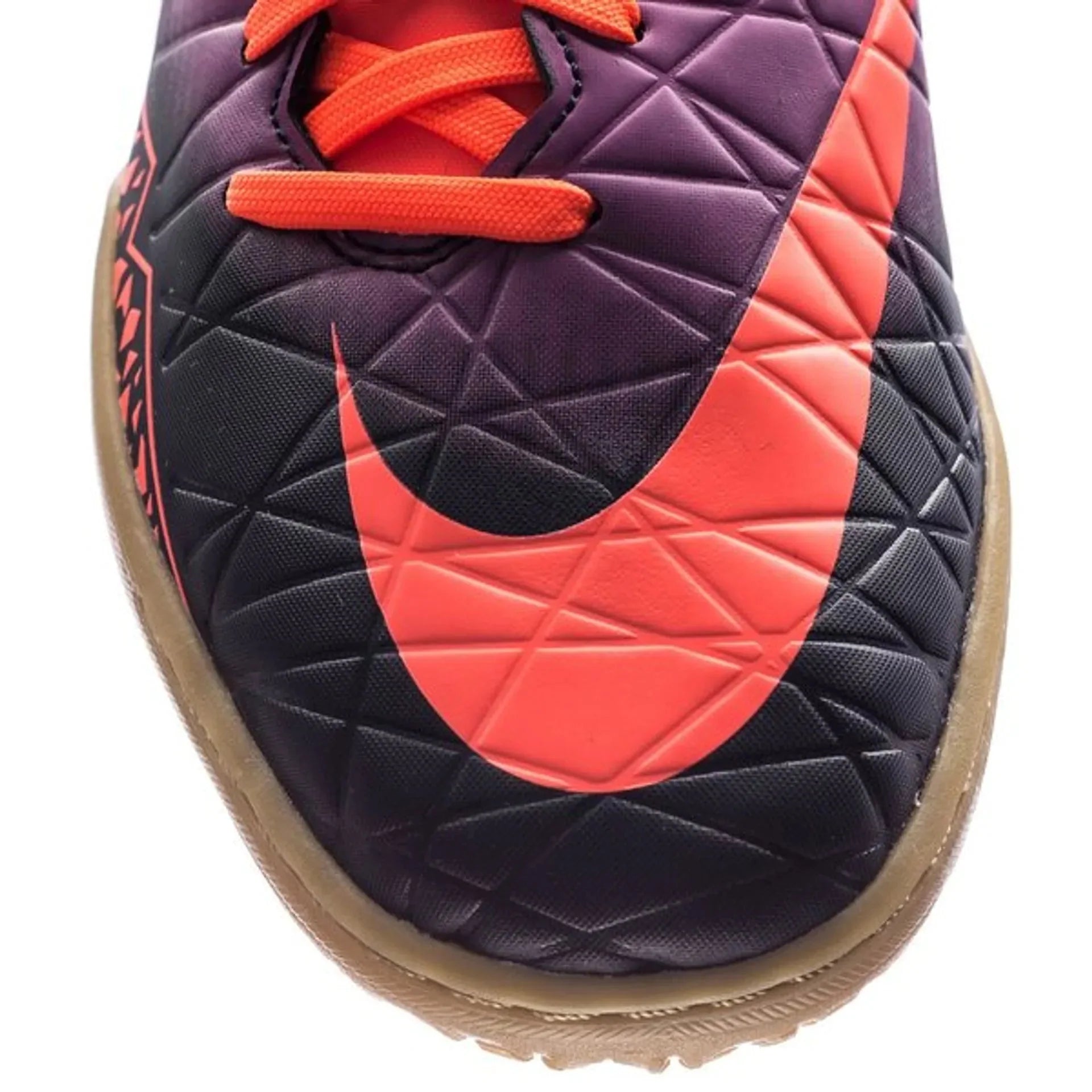 Nike JR HyperVenom Phelon II IC Indoor Shoes Total Crimson Obsidian Vivid Purple