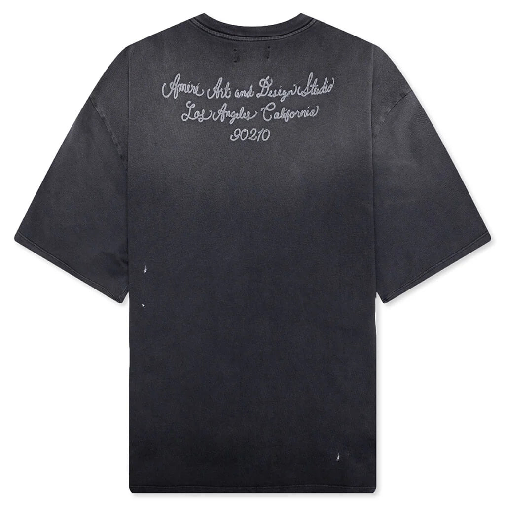 Amiri Design Studio Oversized Tee Black