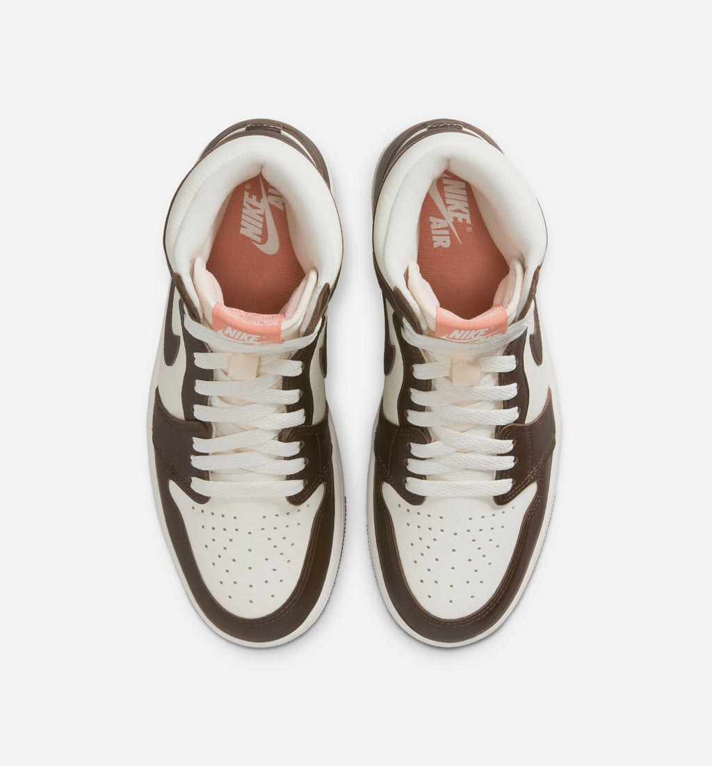 Air Jordan 1 Retro High OG Baroque Brown Womens Lifestyle Shoe Baroque Brown Light Madder Root Sail