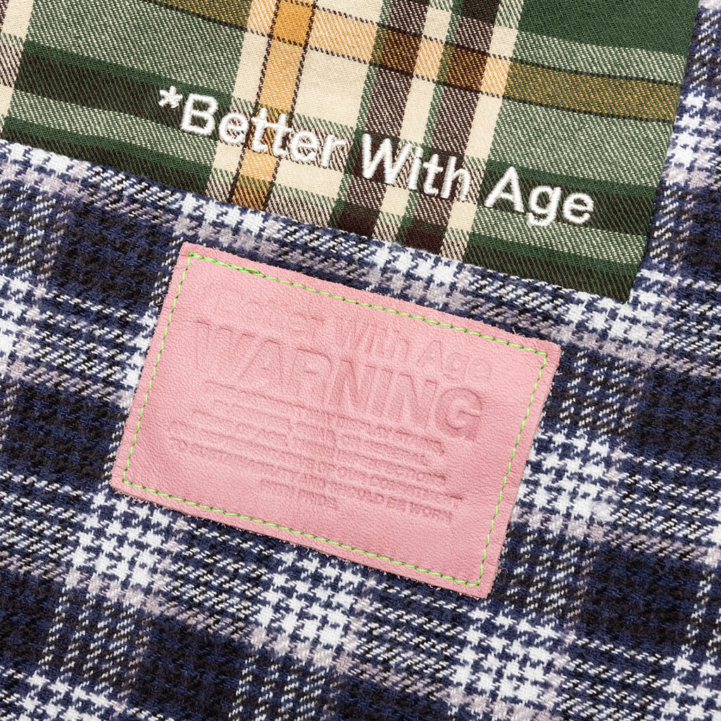 Re Tartan Flannel Shirt Multi