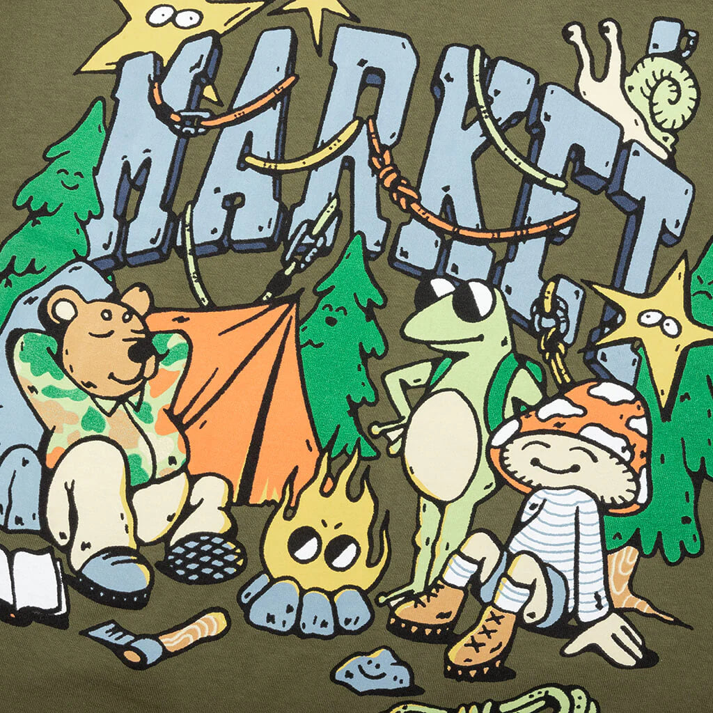 Backcountry Buds T Shirt Kelp