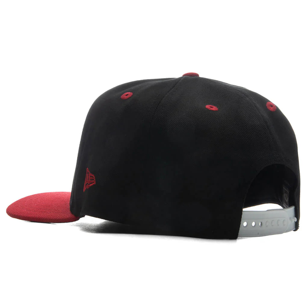 9FIFTY A Frame Curved Hardwood Classics Script Snapback Chicago Bulls