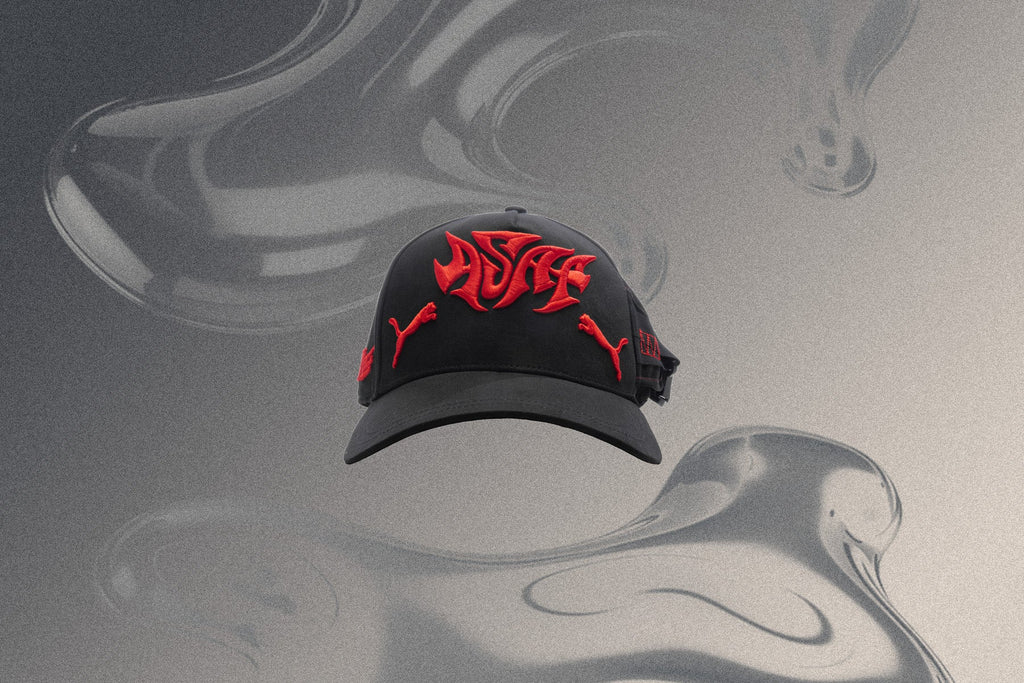 Puma x AAP Rocky Seatbelt Cap Black Fierce Red