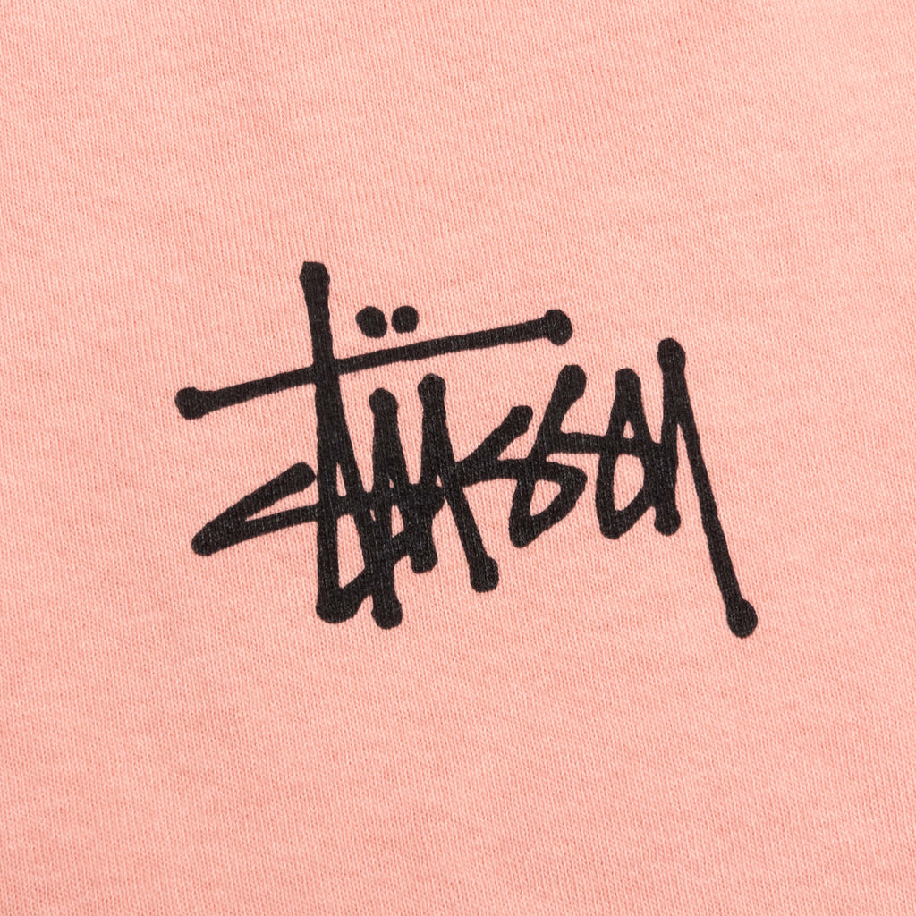 Basic Stussy Pig Dyed Tee Coral