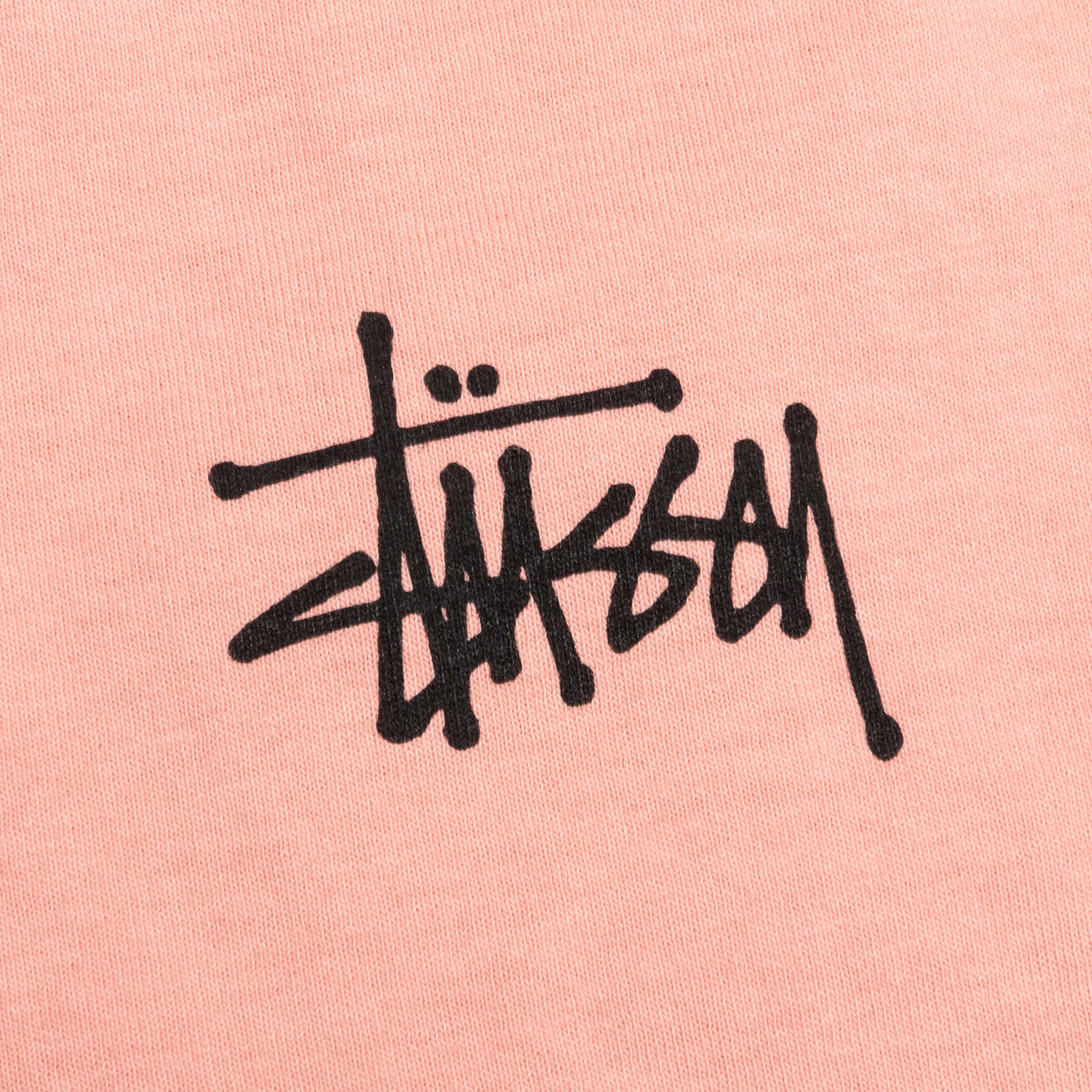 Basic Stussy Pig Dyed Tee Coral