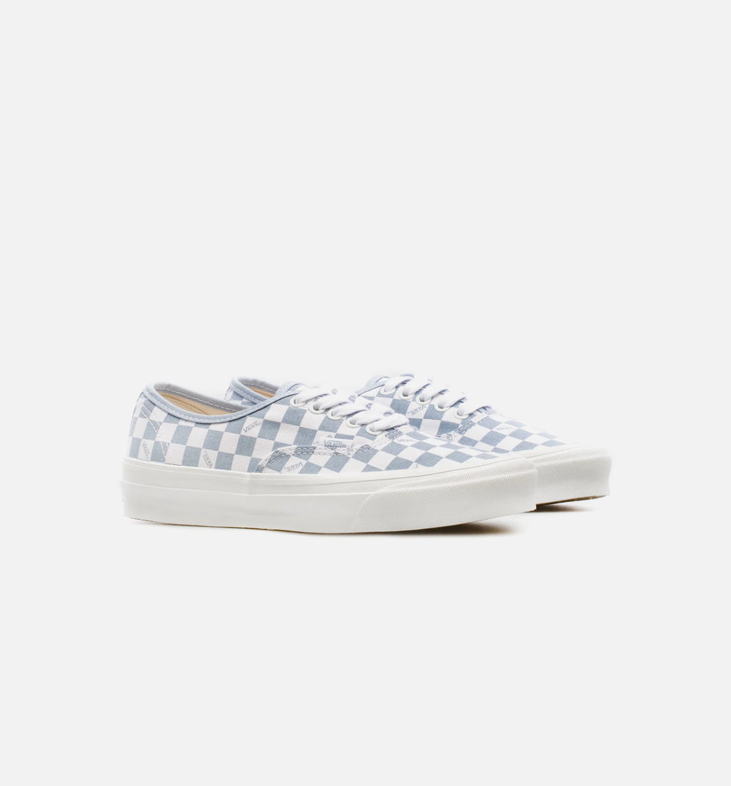 Authentic LX Checkerboard Mens Skate Shoe Sky Blue White