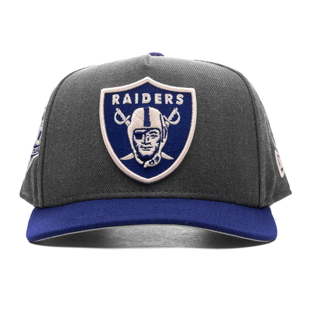 Feature x New Era 9FIFTY A Frame Snapback Las Vegas Raiders Heather Graphite Dark Royal