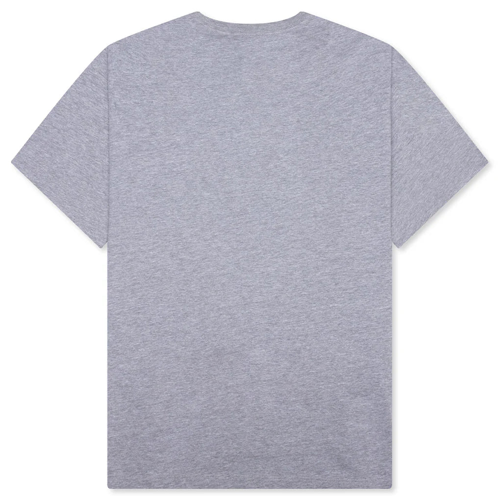 Essential Simple Dome Oversized S S Tee Pale Grey Heather