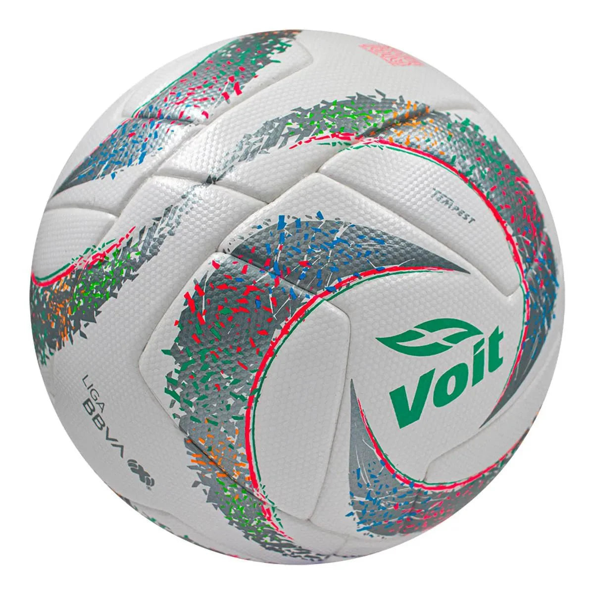 Voit Tempest Liga MX Liguilla Apertura 23 Soccer Ball FIFA Quality White Green Multi Color