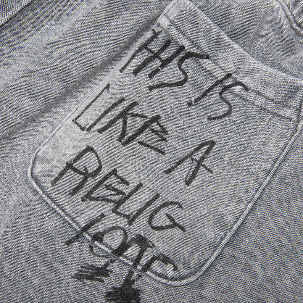 Carrying The Message Sweatshort Gray
