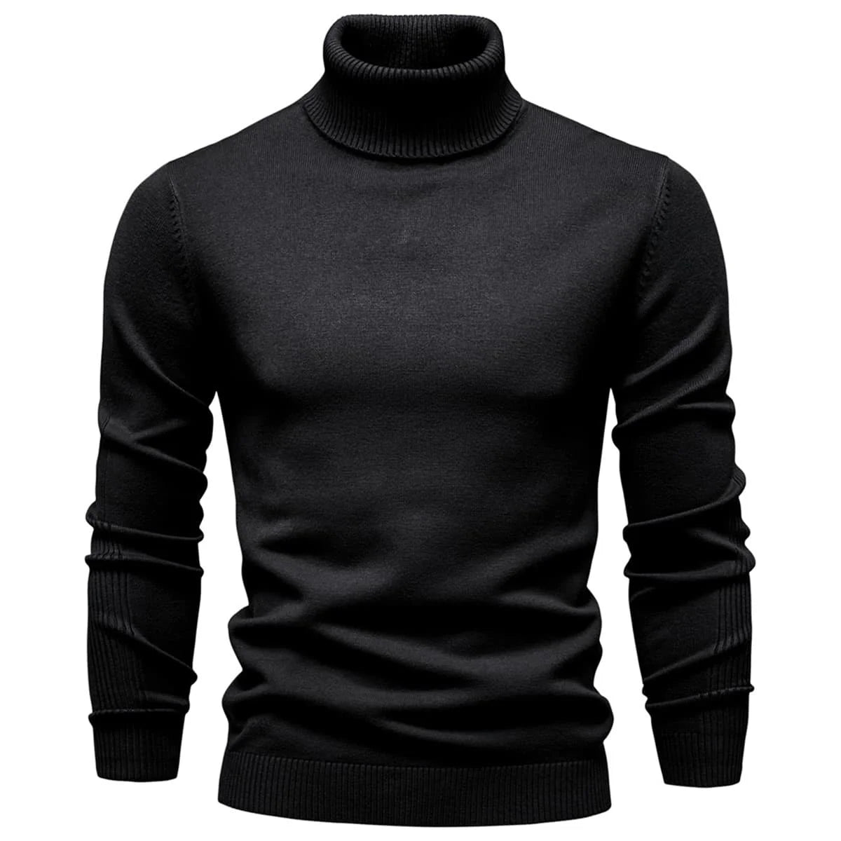 Mens Turtleneck Pullover Sweater