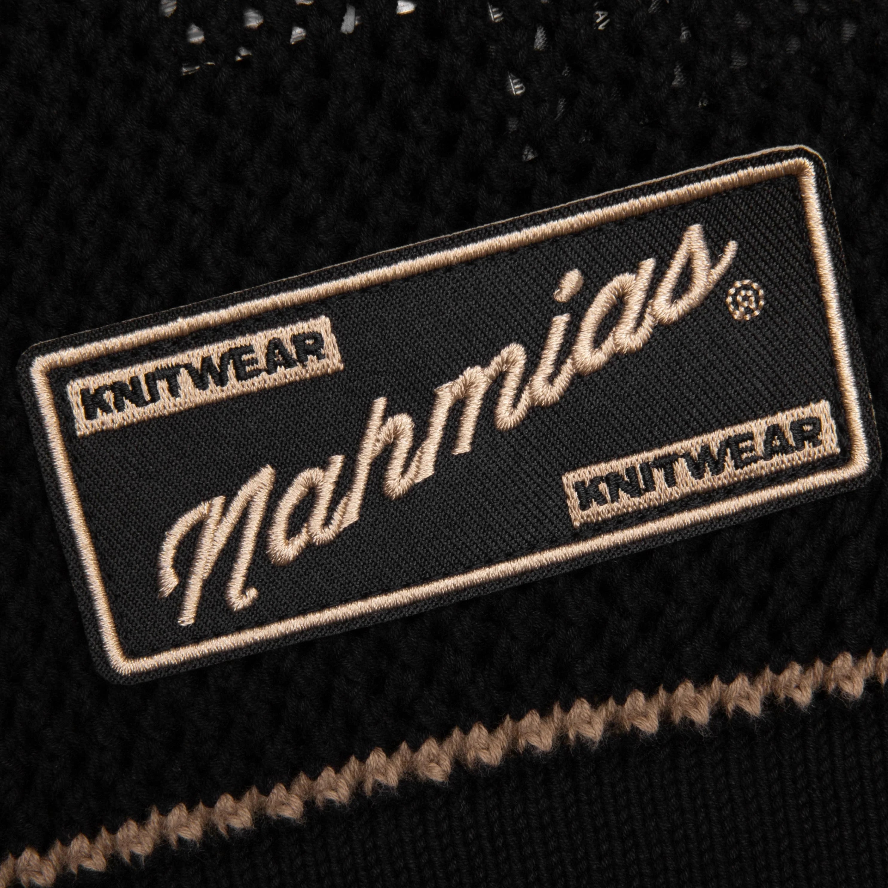 Knit 24 Football Shirt Black