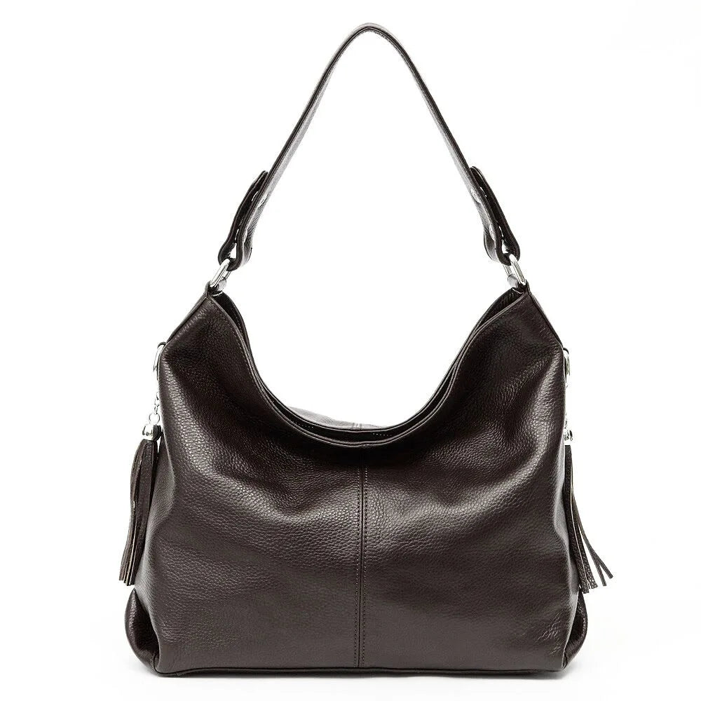 Bolsa de Ombro de Couro Bolzano