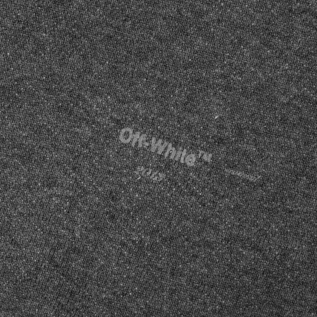 Logo Slim Hoodie Melange Grey