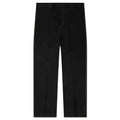 Recycled Polyester Gabardine Loose Fit Trousers Black