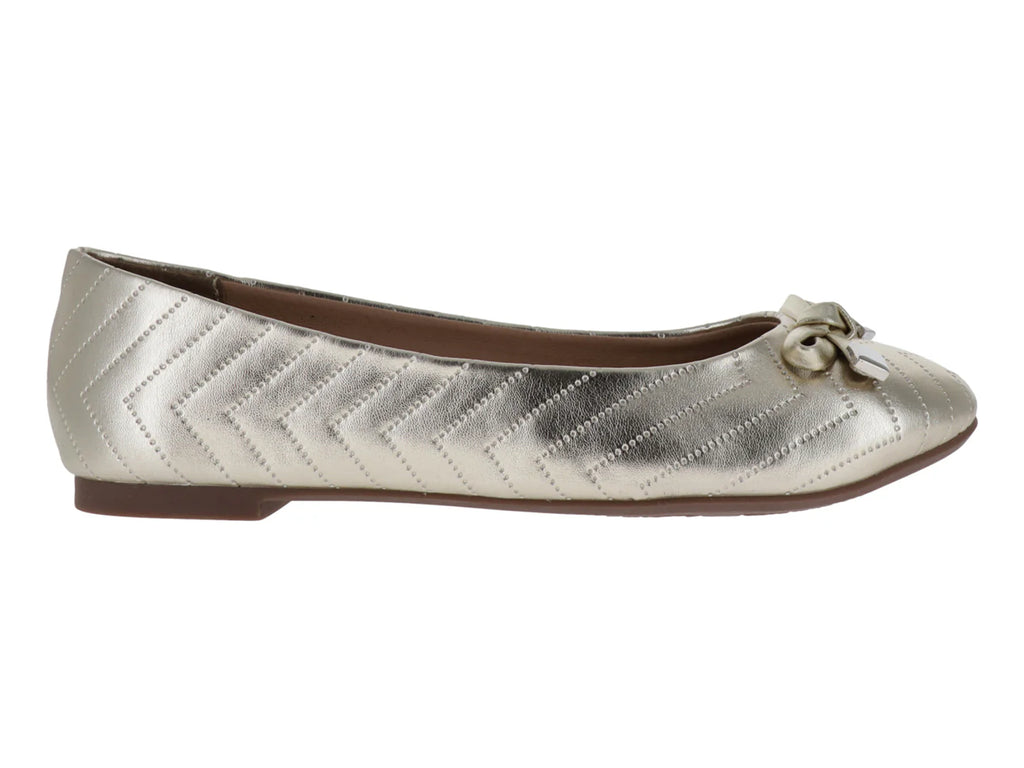 Zapatos Planos Salamandra Oro Inglés para Mujer