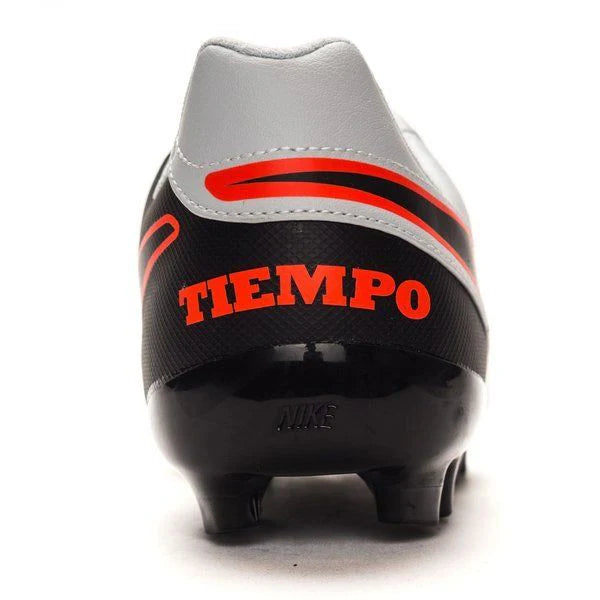Nike JR Tiempo Legend IV FG Firm Ground Soccer Cleats Pure Platinum Silver