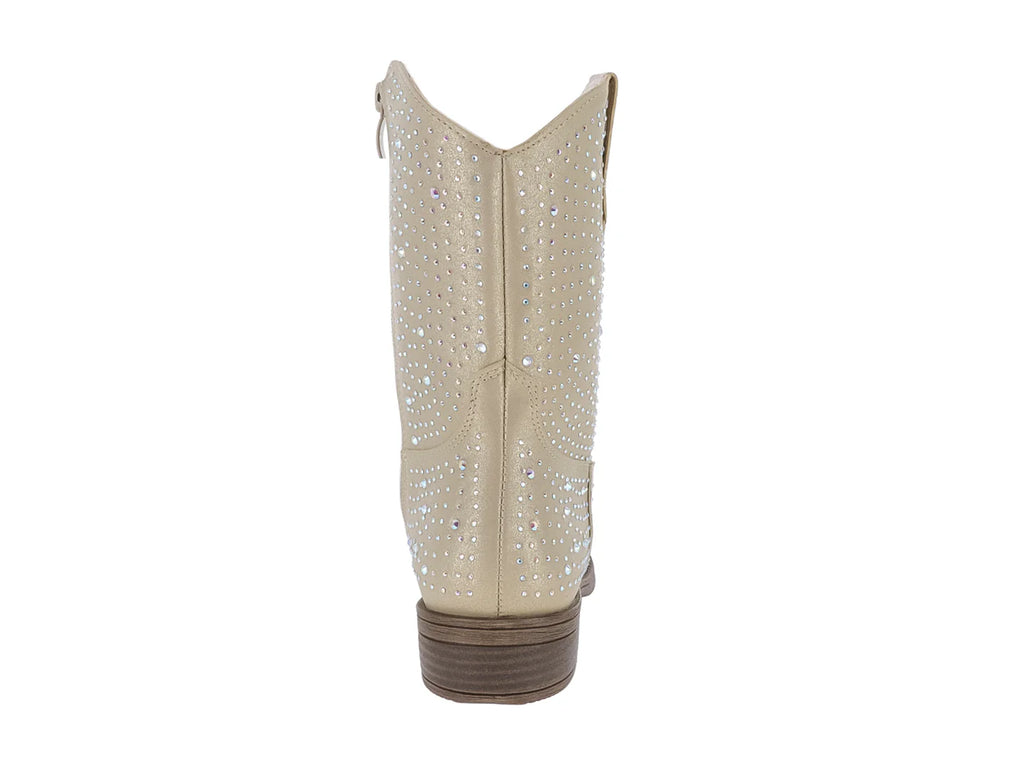 Botas Vaqueras Tropicana Fantasia Oro para Niña