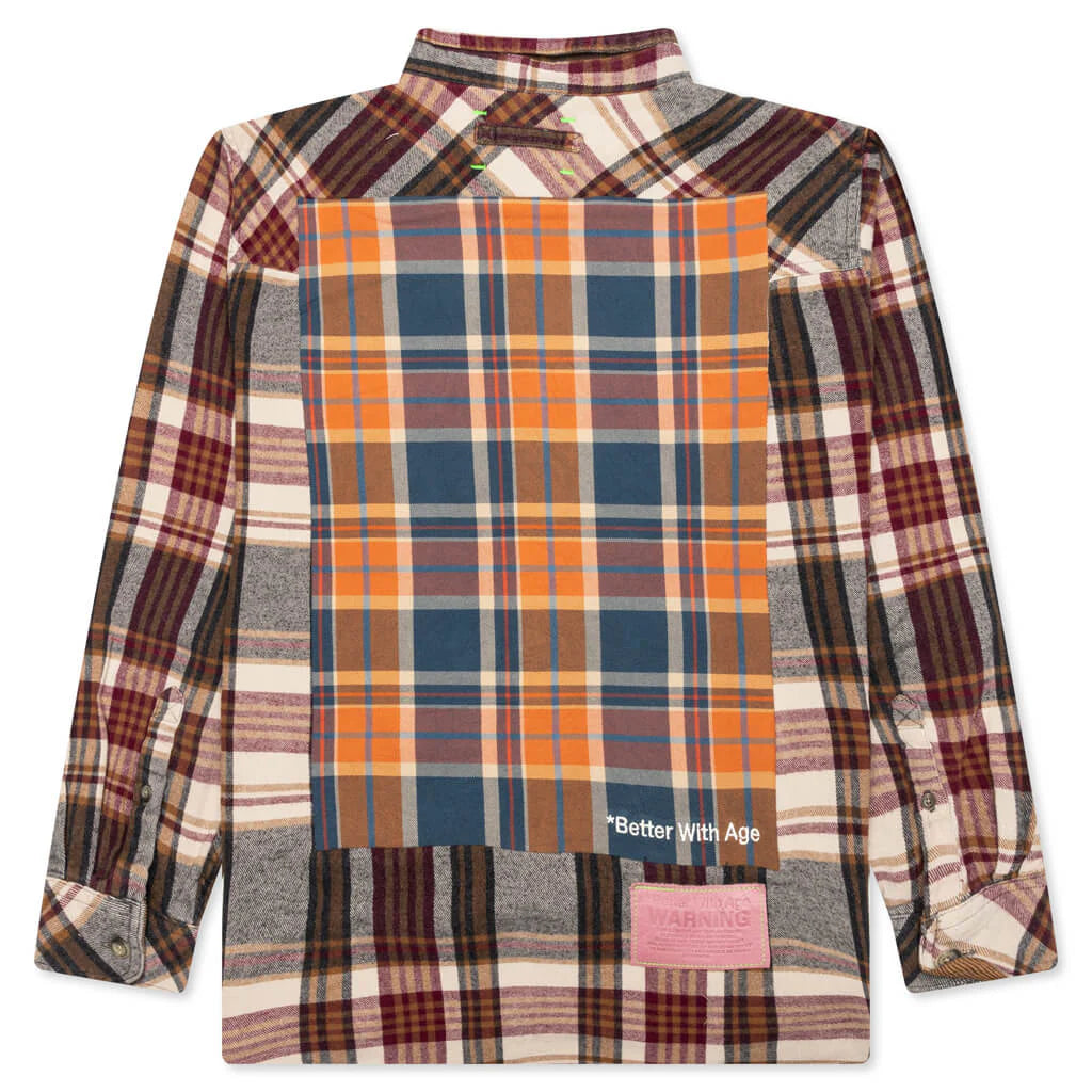 Re Tartan Flannel Shirt Multi