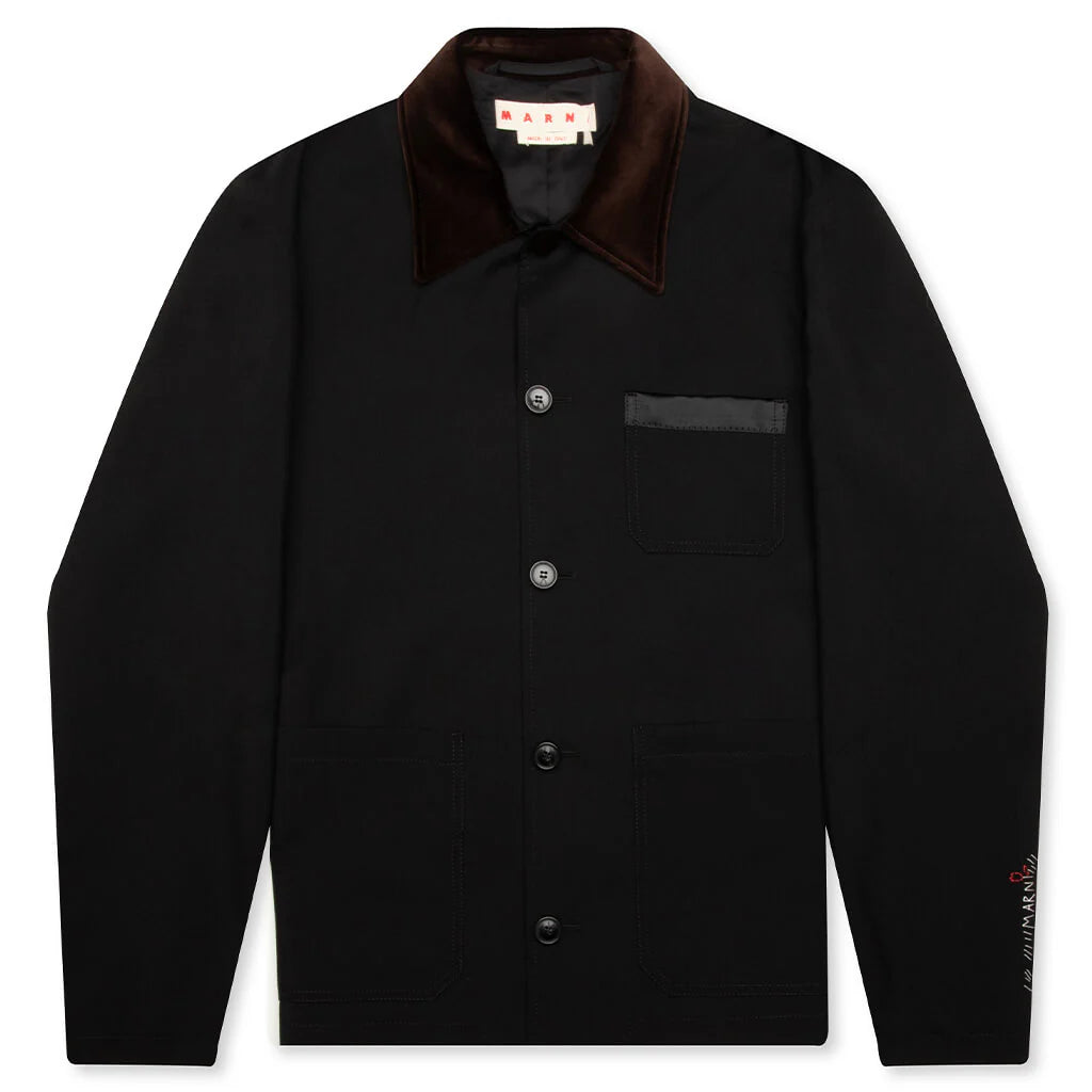 Tropical Wool Jacket Black